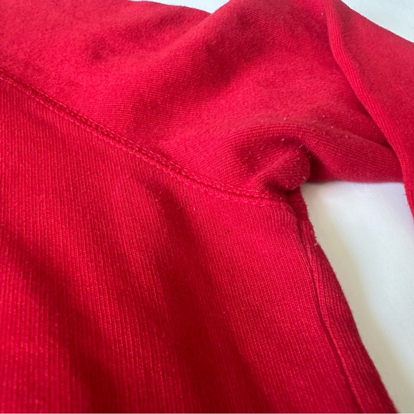 BAE Bacon & Egg Small Pull&Bear Red Sweatshirt Jumper, S - Picture 3 of 4